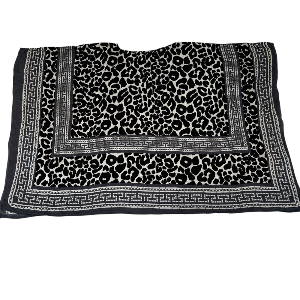 Theodora & Callum Caftan Tunic Poncho Top Tee Shirt Linen Blend Size OS V Neck - Picture 15 of 15